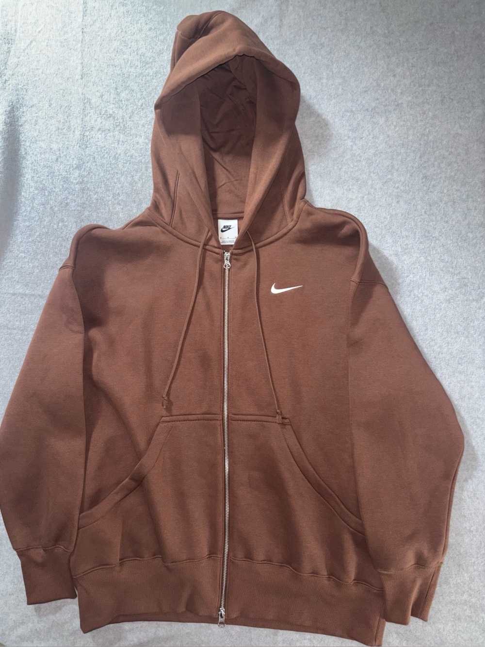 Nike Oversized Fit Double Zip Hoodie NWT
